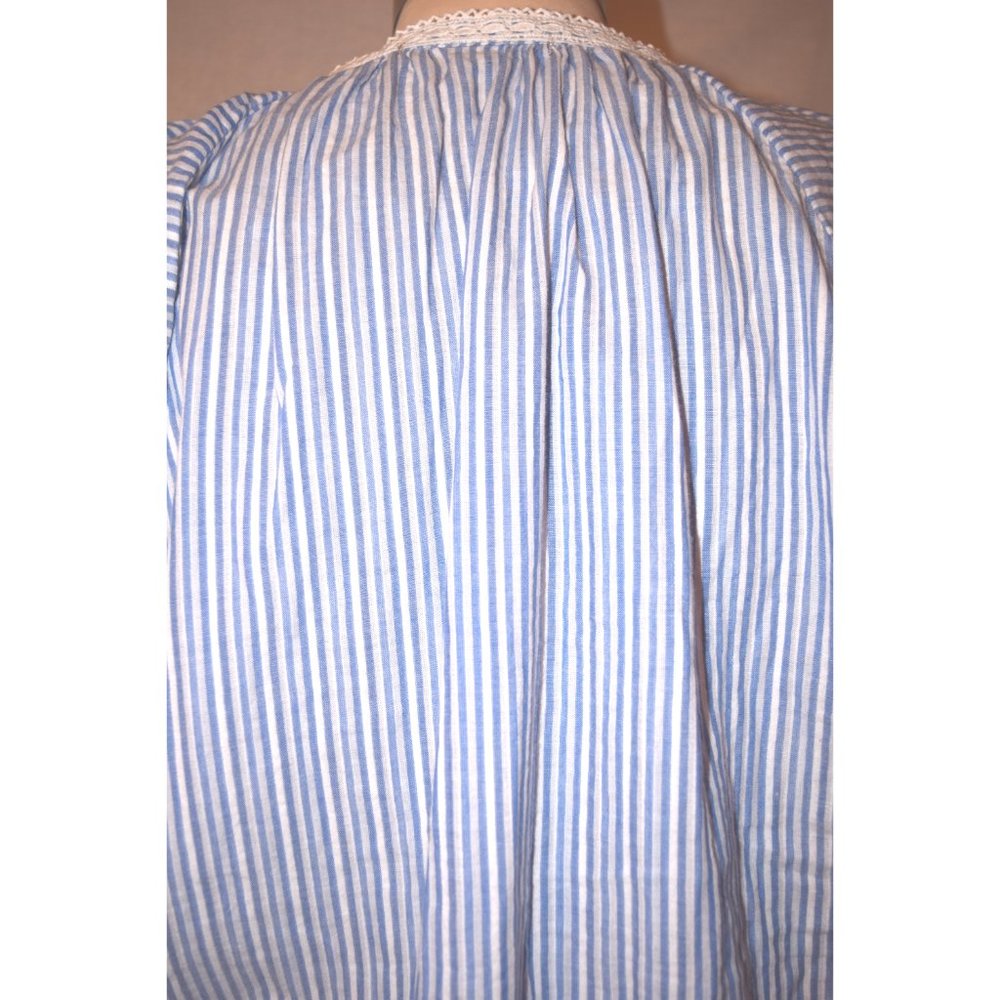 Seven7 Striped Tie Front Blouse size XL - Picture 7 of 10